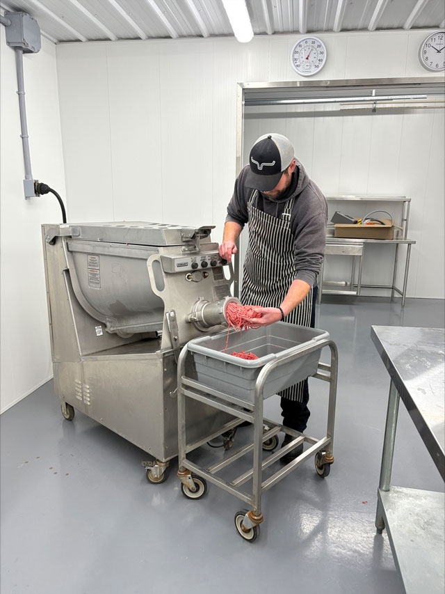 Alpine Meats custom processing shop